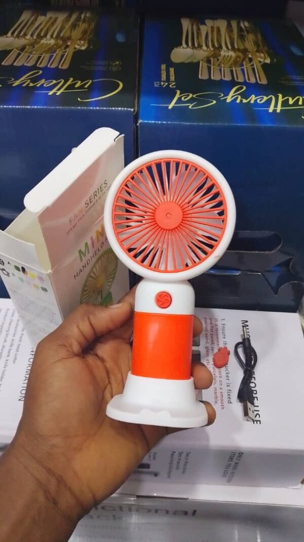 Rechargeable Handfan with light