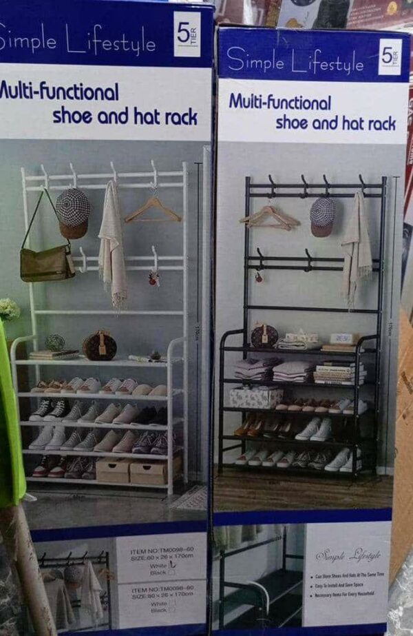 SHOE AND HAT RACK